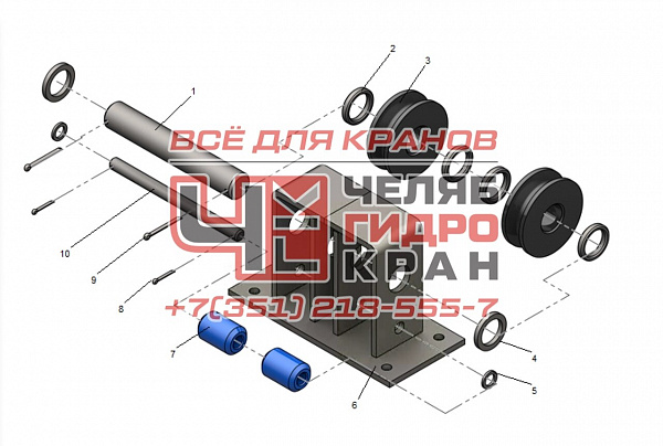 Блок канатный КС-45717-1Р.63.201-1 Блок канатный КС-45717-1Р.63.201-1